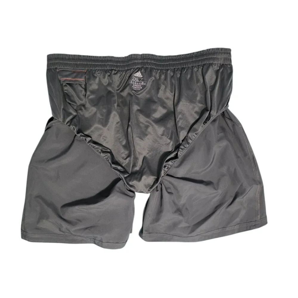 Adidas Aeroready Running Shorts Mens 2XL Liner Gray Lightweight Fitness Athletic - Picture 7 of 10